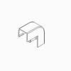 E-Z 58 OC-W GRI Outside Corner for 5/8" X 1/2" - White - MIN QTY 6